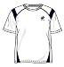 Sports : Lotto T-Shirt Race RN junior, Unisex - kinder, white/dark navy