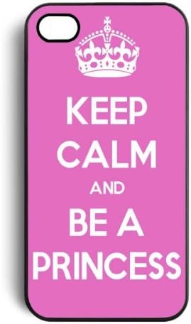 Keep Calm and be a Princess Snap On Case Cover for Apple iPhone 4 iPhone 4s