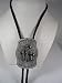 Diamondcut Three Crosses Enamel Pewter  Religious Bolo Tie