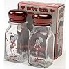 Betty Boop Kitchen Salt & Pepper Shakers - Chef Hearts Glass Style