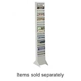 Safco 23-Pocket Steel Magazine Rack Base