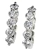 18k White Gold Diamond Huggies (1.00 cttw, E-F Color, SI1-2 Clarity)