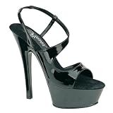 Women's Kiss-235, 6" Spike Heel Platform Sandal