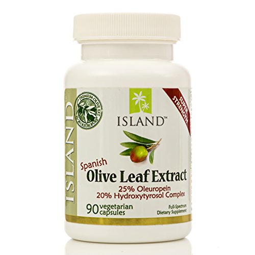 Olive leaf extract - 25% oleuropein, 90 veggie caps, 50…