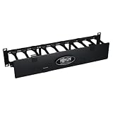 TRIPP LITE Rack Enclosure Horizontal Cable Manager Steel with Finger Duct 2URM SRCABLEDUCT2UHD Black