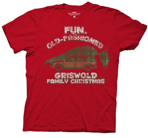 Griswold Family Christmas Good Old Fashioned Fun T-Shirt, Red ,S