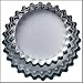 Alan Silverwood Silver Anodised 10in Deep fluted flan with loose base