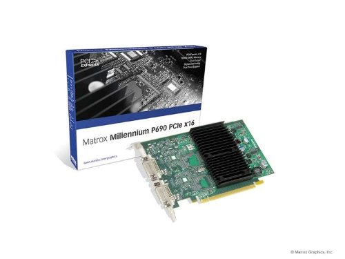 Matrox Millennium P690 PCI 128MB DualHeadgraphics Card RoHS and WEEE compliant