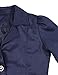jntworld Fashion Slim Double Button Long Sleeve Trench Coat Outerwear (Bust 88cm tag Small, Blue)