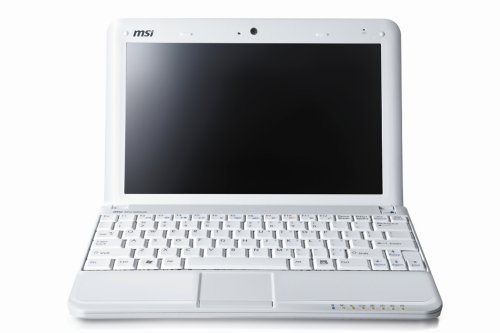 Childrens Toyshop  Computer : MSI Wind 8.9-inch White Netbook U90X, 1GB RAM, 80GB HDD, Linux, Webcam, Bag