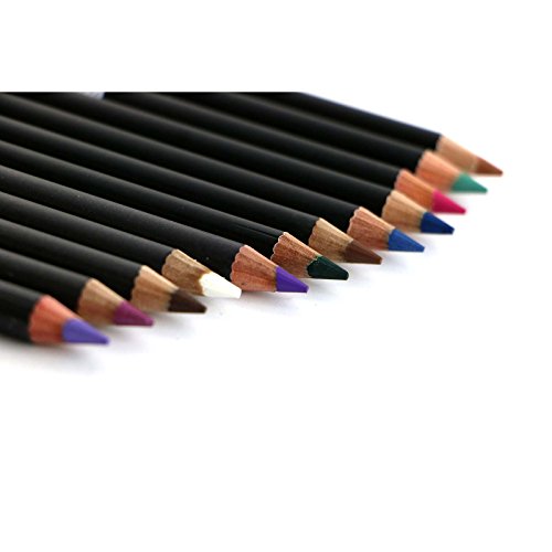 12pc Italia Deluxe Ultra Fine Eyeliner set of 12 Color Brand New Packaging