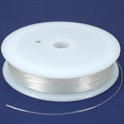 114Ft Clear Stretch Elastic Beading Cord 0.60mm 35M