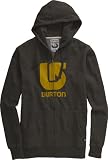 Burton Herren Kapuzenjacke LOGO VERTICAL FULL-ZIP, HEATHER MOCHA, M, 257555