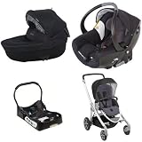 B&eacute;b&eacute; Confort - Combin&eacute; Trio Elea avec base auto Cr&eacute;atis - Total Black
