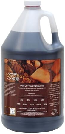 Dark Tanning 12% DHA Solution Airbrush Spray TAN EXTRAORDINAIRE Gallon Sunless 1