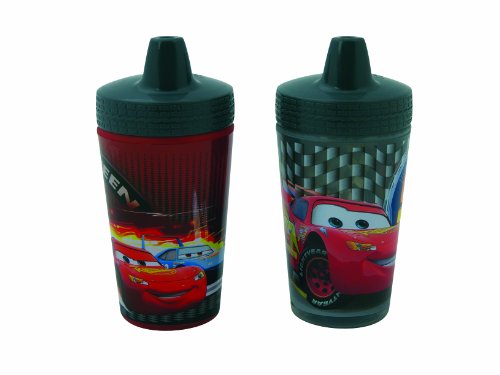 Learning Curve Insulated Sippy Cup, Cars/Patterns May Vary, 2 Pack