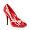 red/white patent