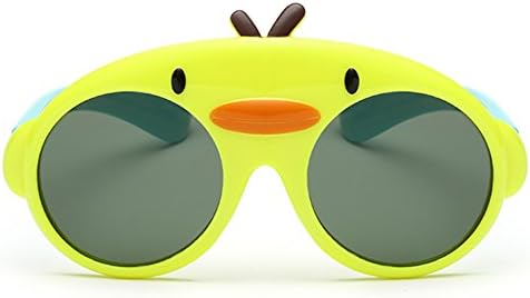 Aymi Cute Bird Kids Polarized Cool Character Boys And Girls Children Classical Sunglasses(C2)