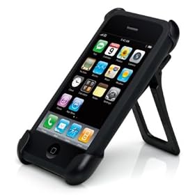 Power Support Silicone Jacket & Holster set for iphone 3G/3GS(Black)