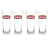 Officially Licensed Schmidt Beer Flared Pilsner Glass Set
