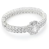 Cubic Zirconia by Kenneth Jay Lane Double Row 