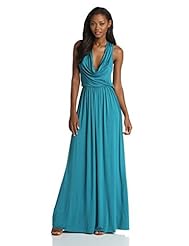 Elasticized   Waistline Spandex Open-Back  Dress