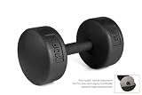 York Barbell 35lb Legacy Solid Professional Round Dumbbell /Pair