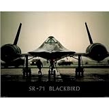 SR-71 Blackbird (On Ground) Art Poster Print - 13x19