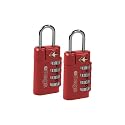 eBags TSA Accepted Lock 4-Dial Combo (2pk) (Red)