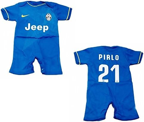 DIY Designs Juventus Baby Soccer for 4-8 months (Romper Pirlo Away)