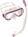 Cressi Ondina VIP SIL Junior Snorkeling Combo, Pink
