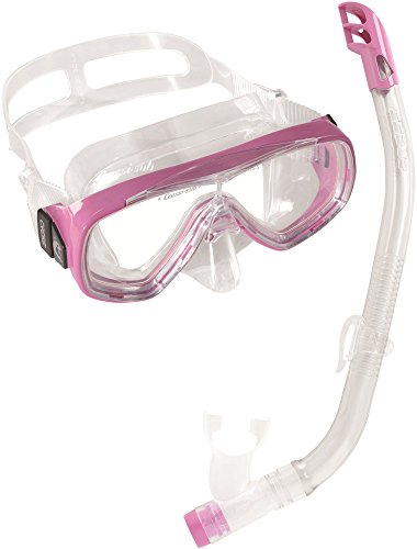 Cressi Ondina VIP SIL Junior Snorkeling Combo, Pink
