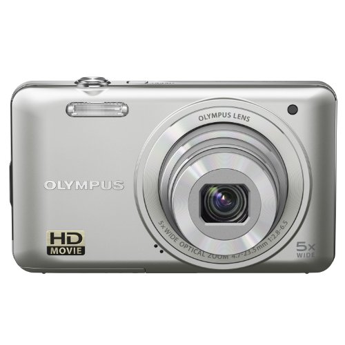 Olympus VG-130 Digitalkamera (14 Megapixel, 5-fach opt. Zoom, 7,6 cm (3 Zoll) Display, bildstabilisiert) silber