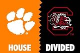 Clemson Tigers and South Carolina Gamecocks House Divided Entry Mat