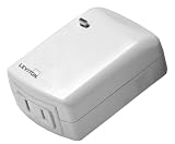 Leviton VRP03-1LW Vizia RF + 300W Scene Capable Plug-In Lamp Dimming Module, White