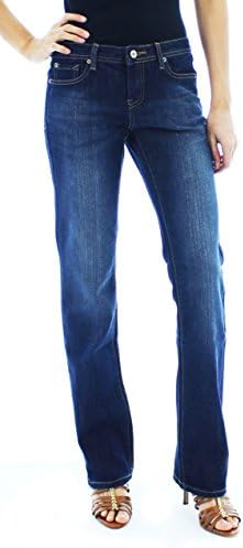 Tommy Girl Hilfiger Women's Boot Cut Jeans Dark Wash