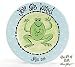 "You are Loved" Ceramic Frog Plate (Blue) - Religious