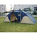 Suchen : Zelt Greenville 6 (Vis-A-Vis Zelt) - 3000mm Rip Stop Material - 3 Eing&auml;nge - Sonnendach - Sky Window