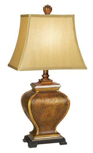 Ambience 10824-0 Accent Lamp 1-150 W Antique Bronze w/Silver