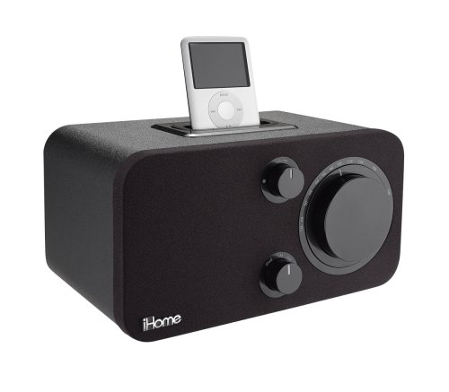SDI iHome iH10 Tisch Soundsystem für FM-Radio und Apple iPod