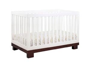 Babyletto Modo 3 in 1 Crib with Toddler Rail, Two Tone