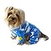 Klippo Dog/Puppy Stars and Clouds Fleece Turtleneck Pajamas/Bodysuit/Loungewear/Coverall/Jumper/Romper for Small Breeds (Medium)
