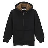 Boys' Cherokee  Sherpa Hoodie - Black