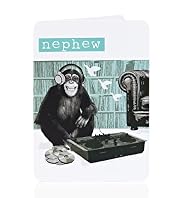 DJ Chimp Nephew Birthday Card