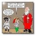 Londons Times Famous People Places Books Cartoons - Elves Santa and Elvis Impersonator - Wall Clocks