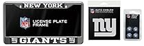 NFL New York Giants 3 Piece Fan Kit, One Size, Silver
