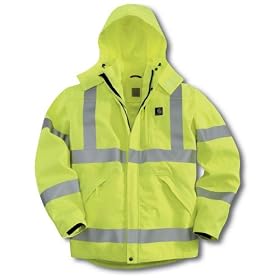 Carhartt Mens High-Visibility Class 3 Waterproof Jacket by Carhartt