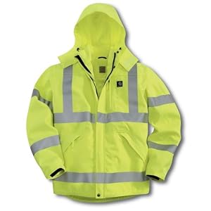 Carhartt Mens High-Visibility Class 3 Waterproof Jacket by Carhartt