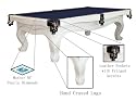 Taylor White Solid Maple 8' Pool Table w/ Corian Rails and Deluxe Accessory Package