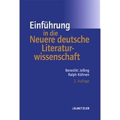 Einf�hrung in die Neuere deutsche Literaturwissenschaft